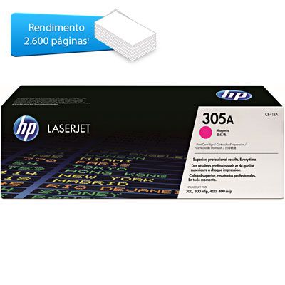 Toner Hp Ce413ab 305a Magenta Original Ww