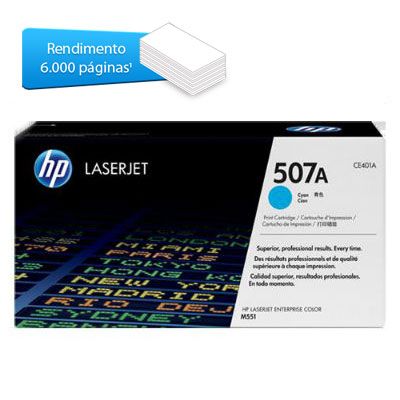Toner Hp Ce401ab 507a Ciano Original Ww