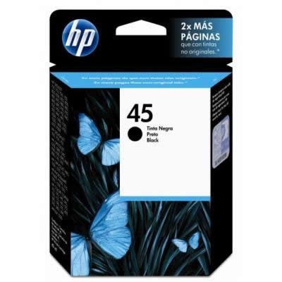 Cartucho De Tinta Hp 45 - 51645al 42ml Preto Original