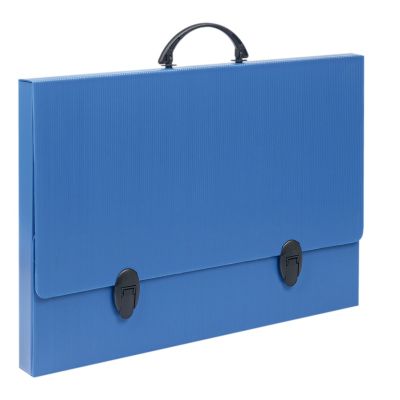 Maleta Polionda A3 C/ Alca Azul Polibras