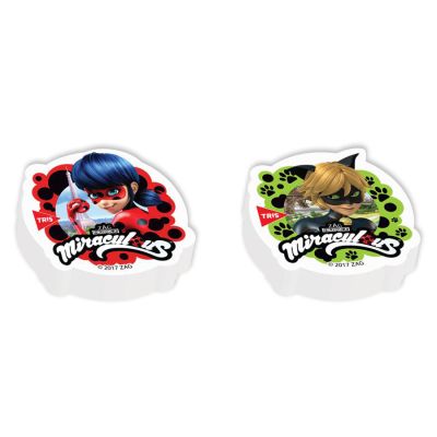 Borracha Decorada Miraculous Tris