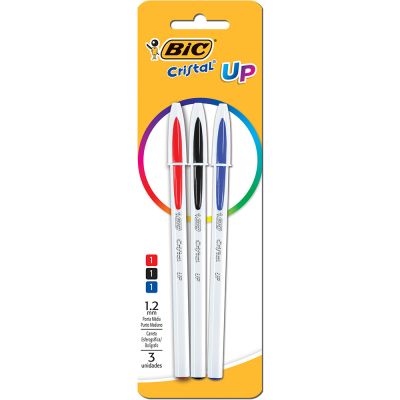 Caneta Esferografica Cristal Up Classic 1.2mm Bls C/3 Cores Bic
