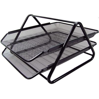 Caixa Correspondencia Dupla Aramado Preto Uc32781 Kit