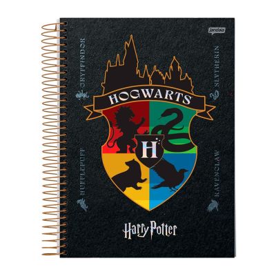 Caderno Linguagem Espiral Capa Dura 1/4 96fls Harry Potter Jandaia