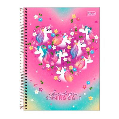 Caderno Universitario Capa Dura 1x1 80fls Blink Tilibra