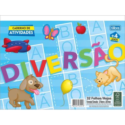 Caderno De Atividades Diversao Academie 32fls Tilibra
