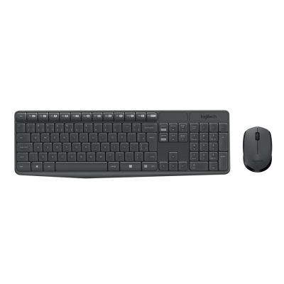Teclado E Mouse Sem Fio Mk235 Preto Logitech