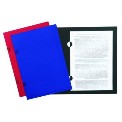 Pasta Duas Orelhas P/ Documento Azul Polycart