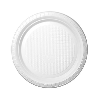 Prato Descartavel Branco Raso 23cm C/10 Copobras