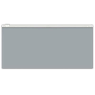 Envelope Plastico Prata Ziper 11x23cm C/5 Chies 5152 Ww