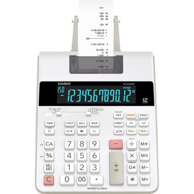 Calculadora Mesa C/bobina 12 Digitos Fr-2650rc Casio