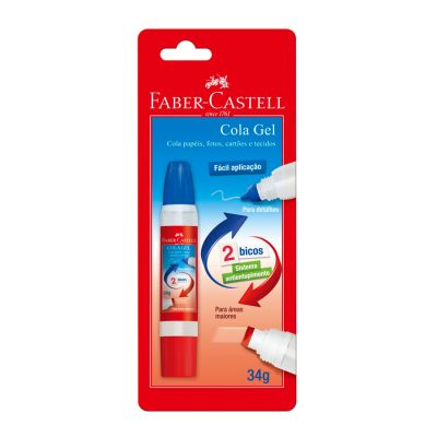 Cola Gel 2 Bicos 34g Bls C/1 Faber-castell