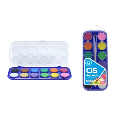Aquarela 12 Cores Cis