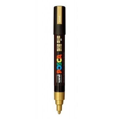 Caneta Posca Pc-5m Ouro Uniball