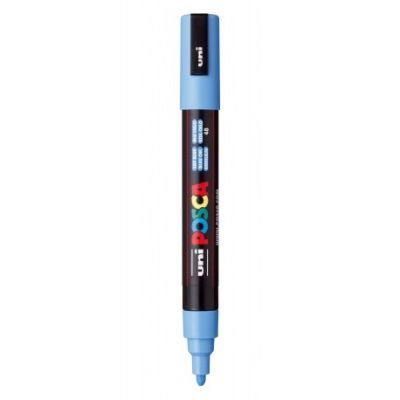 Caneta Posca Pc-5m Azul Claro Uniball