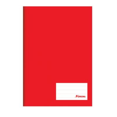 Caderno Linguagem Brochurao Capa Dura 96fls Vermelho Foroni