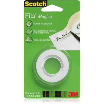 Fita Adesiva Magica 19mm X 20m C/1 Rl Scotch 3m