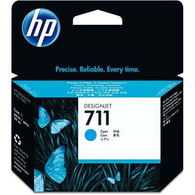 Cartucho De Tinta Hp 711 - Cz130ab Ciano 29ml Original