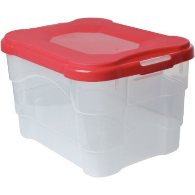 Caixa Organizadora Plastica 45l Media Alta Cristal Jaguar 0621