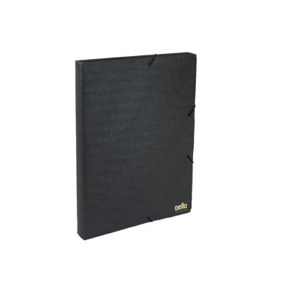 Pasta Aba Elastica Executive Oficio 20mm Preta Dello 0268.p