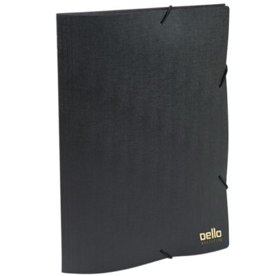 Pasta Aba Elastica Executive Oficio Preta Dello 0267.p