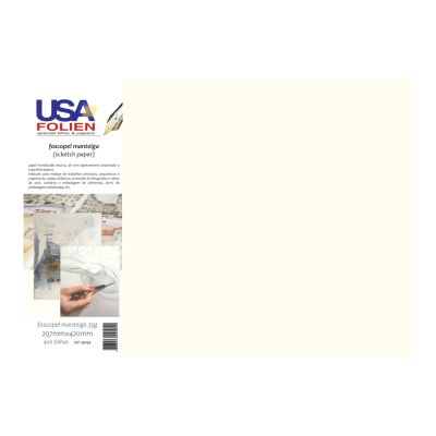 Papel Manteiga A3 50g C/400fls Usa Folien 9094