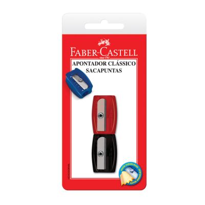 Apontador Simples Classico Bls C/2 Sm/060100zf Faber-castell