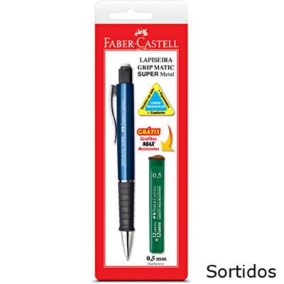 Lapiseira 05 Poly Grip Matic Super Metal Sm05gms Bls C/1 Faber-castell