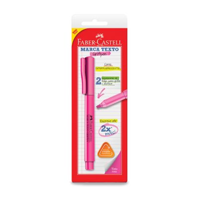 Marca Texto Grifpen Rosa Sm/mtrszf Bls C/1 Faber-castell