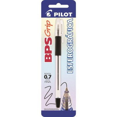 Caneta Esferografica Bps Grip 0.7mm Preta Bls C/1 Pilot