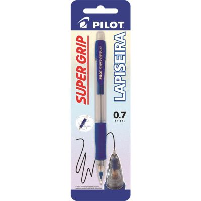 Lapiseira 07 Super Grip Emborrachado Azul Bls C/1 Pilot