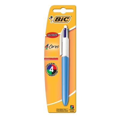 Caneta Esferografica 4 Cores 1.0mm Bls C/1 Bic