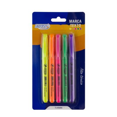Marca Texto Ca2010 Bls C/ 5 Cores Brw