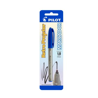 Caneta Retroprojetor 1.0 Azul Bls C/1 Pilot
