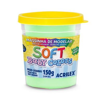 Massa De Modelar Verde Bebe 150g Soft 810 Acrilex