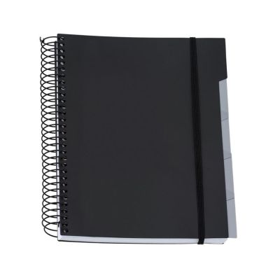 Caderno Universitario Capa Plastica 10x1 192fl Preto 8023hpp Confetti