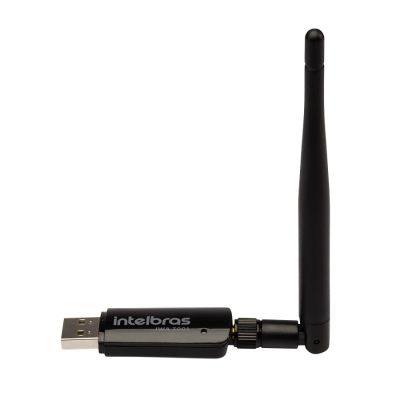 Adaptador Wireless 300mbps Usb Iwa 3001 C/antena Externa Intelbras