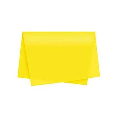 Papel Seda Amarelo 49x69 C/3fls Cromus