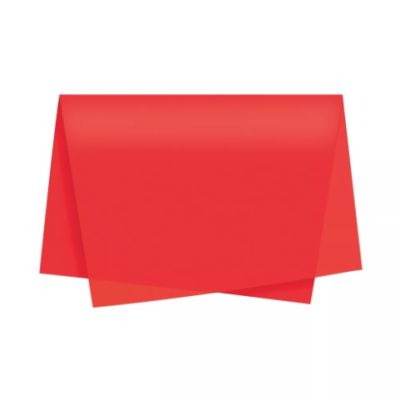 Papel Seda Vermelho 49x69 C/3fls Cromus