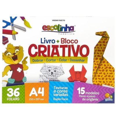 Bloco Criativo 210x297mm 36fls + Livro Todolivro