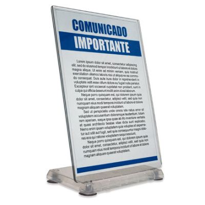 Display De Mesa Abs Cristal Isoflex