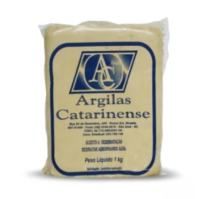 Argila Catarinense Pacote C/1kg