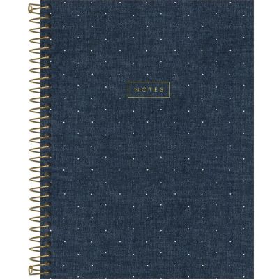Caderno Executivo Capa Dura Cambridge Denim 80fls Tilibra