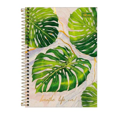 Caderno Linguagem Espiral Capa Dura 1/4 80fls Naturalis Tilibra