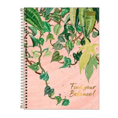 Caderno Universitario Capa Dura 1x1 80fls Naturalis Tilibra