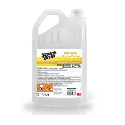 Detergente 5l Concentrado Alcalino Clorado Scotch Brite