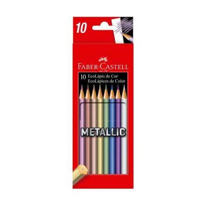 Lapis De Cor Ecolapis Metallic C/10 Faber-castell