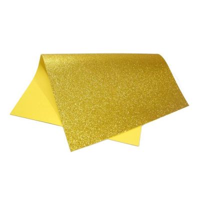 E.v.a 40 X 60 Glitter Ouro C/1 Folha Rdj