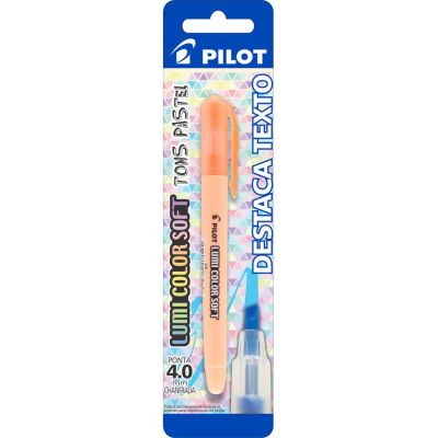 Marca Texto Lumicolor 200-sl Soft Laranja Pastel Bls C/1 Pilot