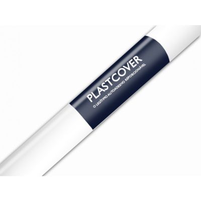 Plastico Auto Adesivo Branco Opaco 45cm X 10m Contact